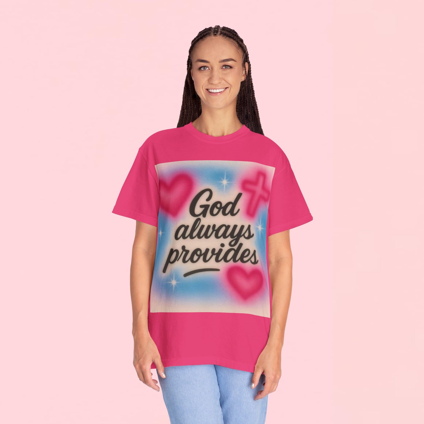 "God Always Provides" — Inspirational Graphic T-Shirt