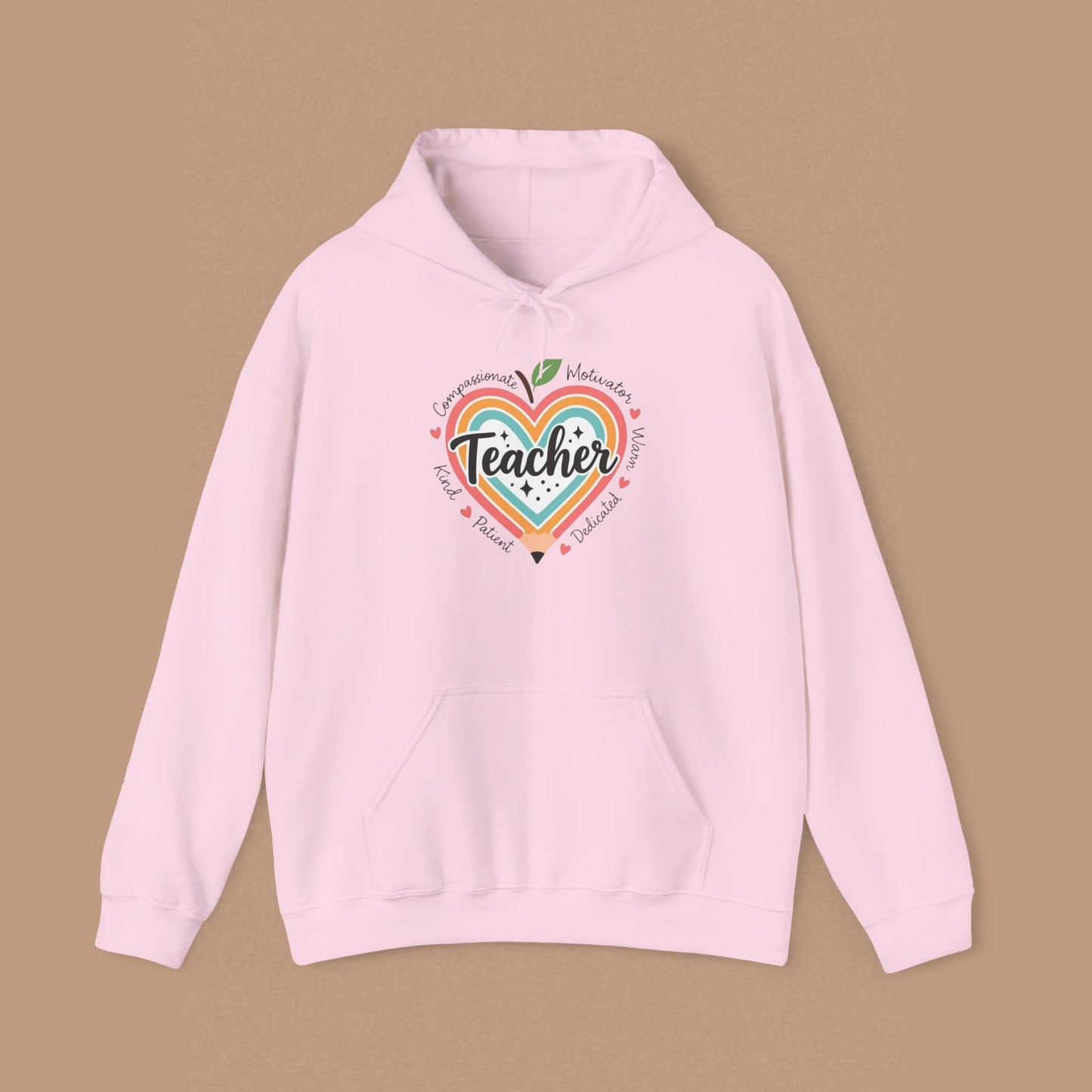 "Teacher" — Colorful Graphic Hoodie