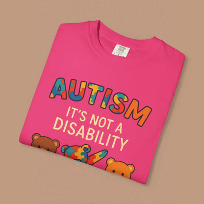 "Autism It's Not A Disability, It's A Different Ability" — Autism Awareness T-Shirt