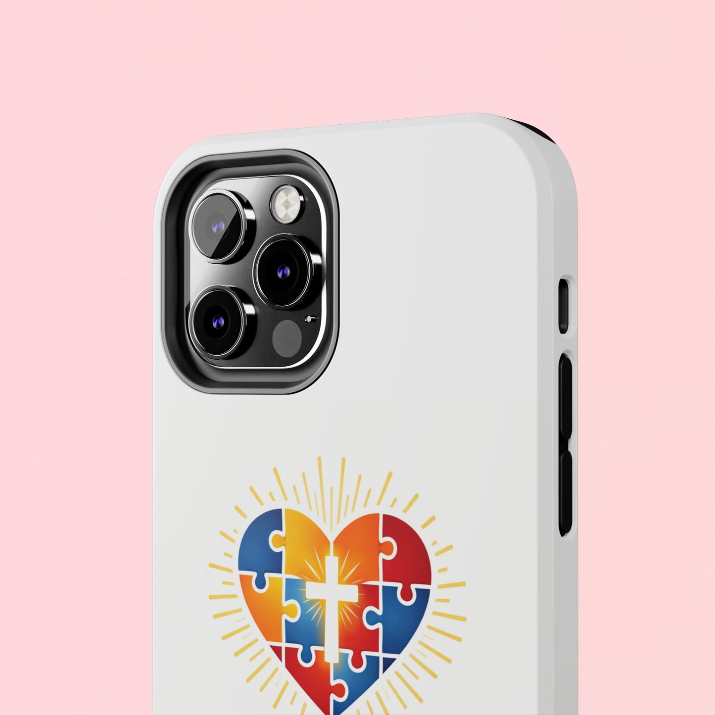 "Autism Puzzle Heart" — Tough Phone Case