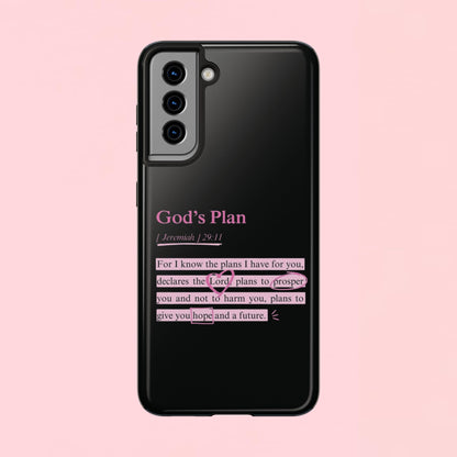 "God’s Plan Jeremiah 29:11" — Inspirational Tough Phone Case