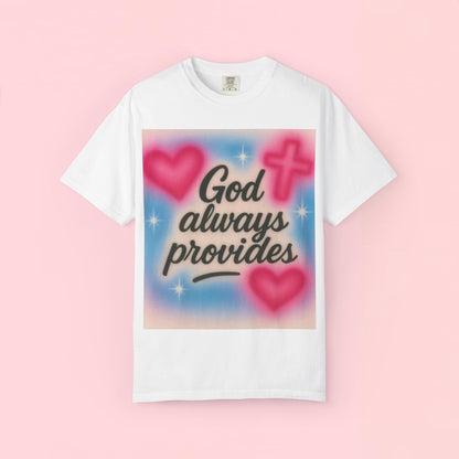 "God Always Provides" — Inspirational Graphic T-Shirt