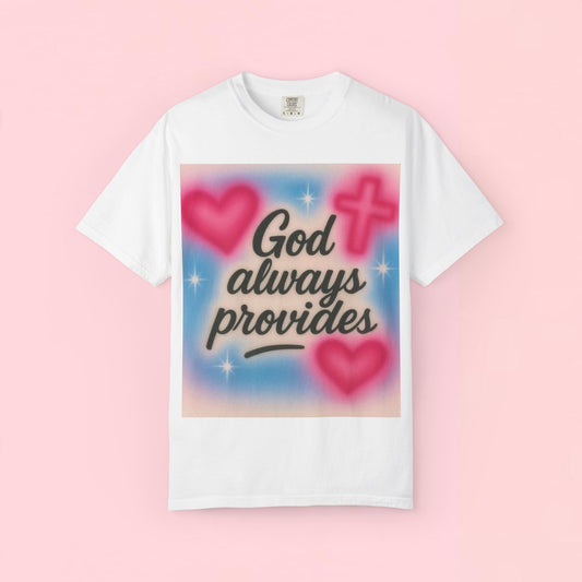"God Always Provides" — Inspirational Graphic T-Shirt