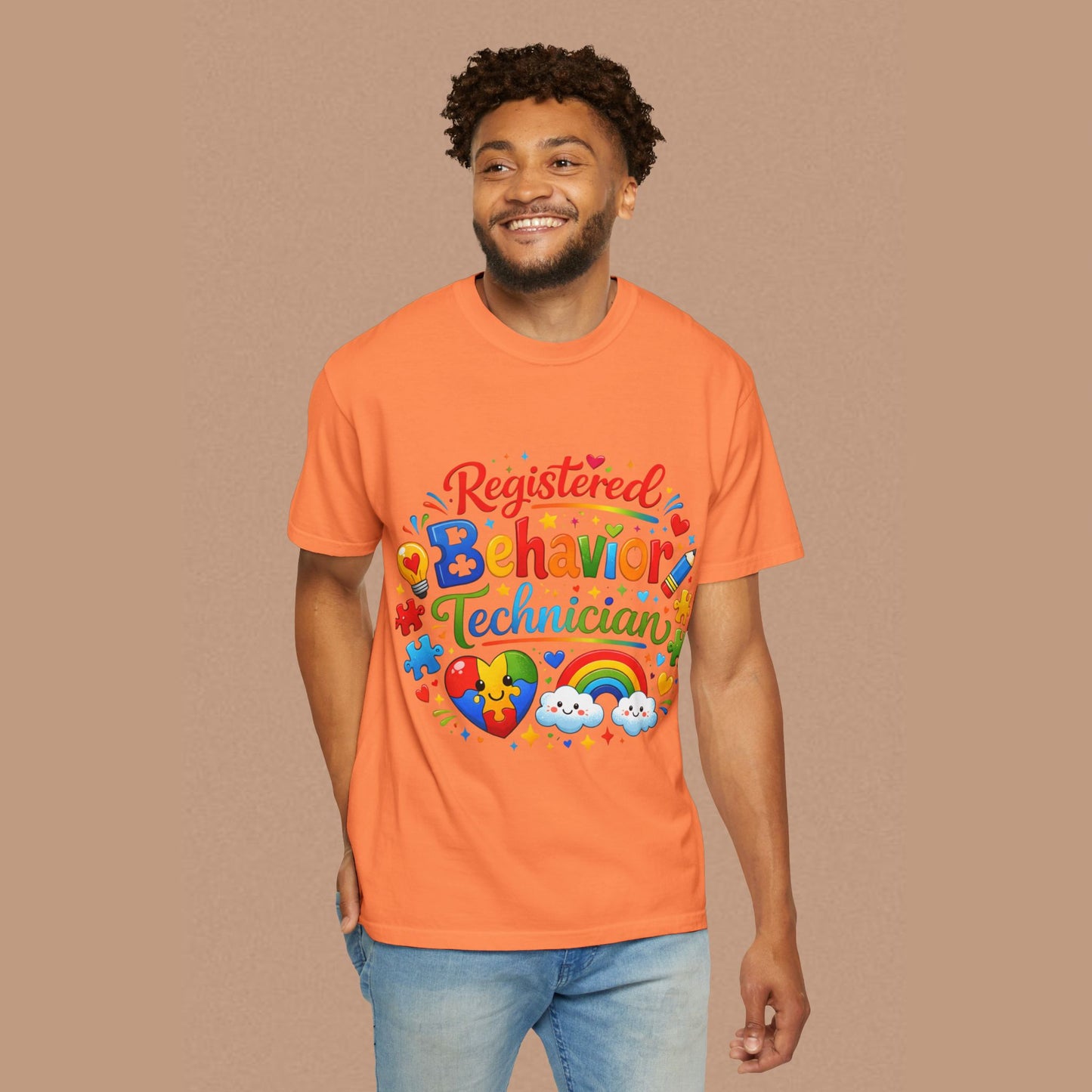 "Registered Behavior Technician" — Colorful Graphic T-Shirt