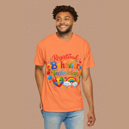 "Registered Behavior Technician" — Colorful Graphic T-Shirt
