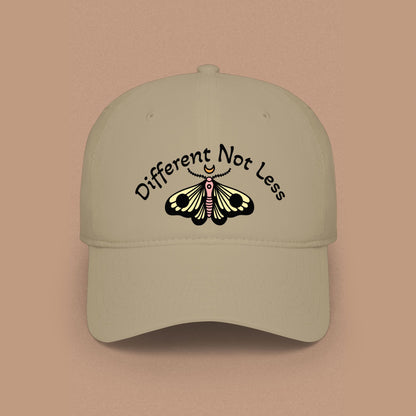 "Different Not Less" — Low Profile Hat