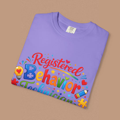 "Registered Behavior Technician" — Colorful Graphic T-Shirt