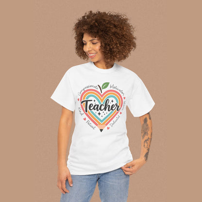 "Teacher" — Colorful Graphic T-shirt