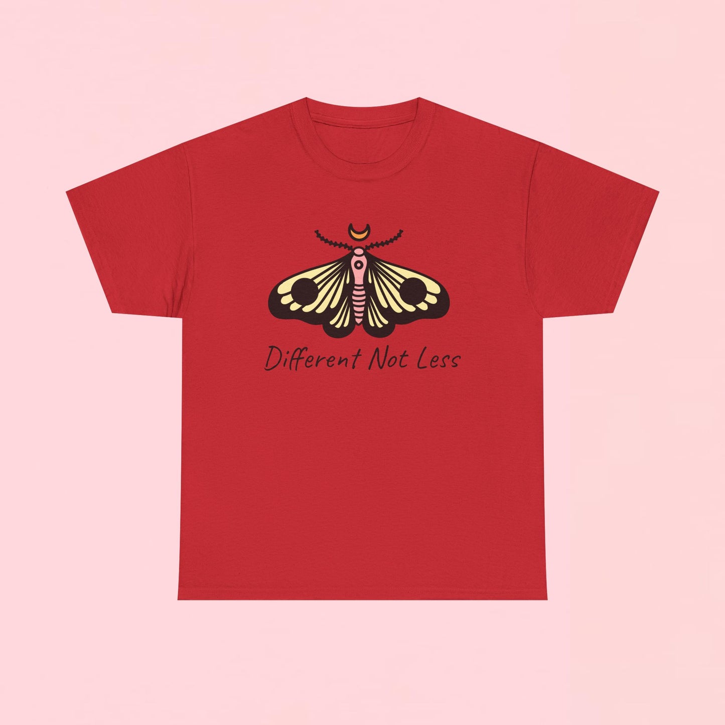 "Different Not Less" Inspirational Graphic T-Shirt
