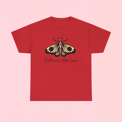 "Different Not Less" Inspirational Graphic T-Shirt