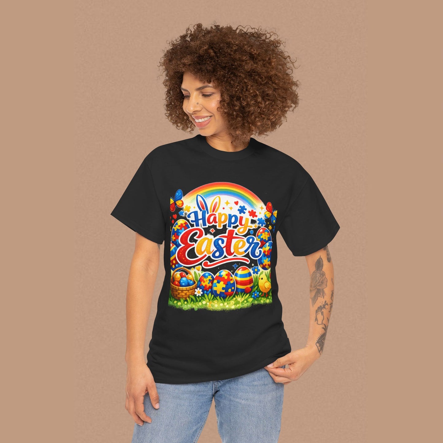 "Happy Easter" — Graphic T-Shirt