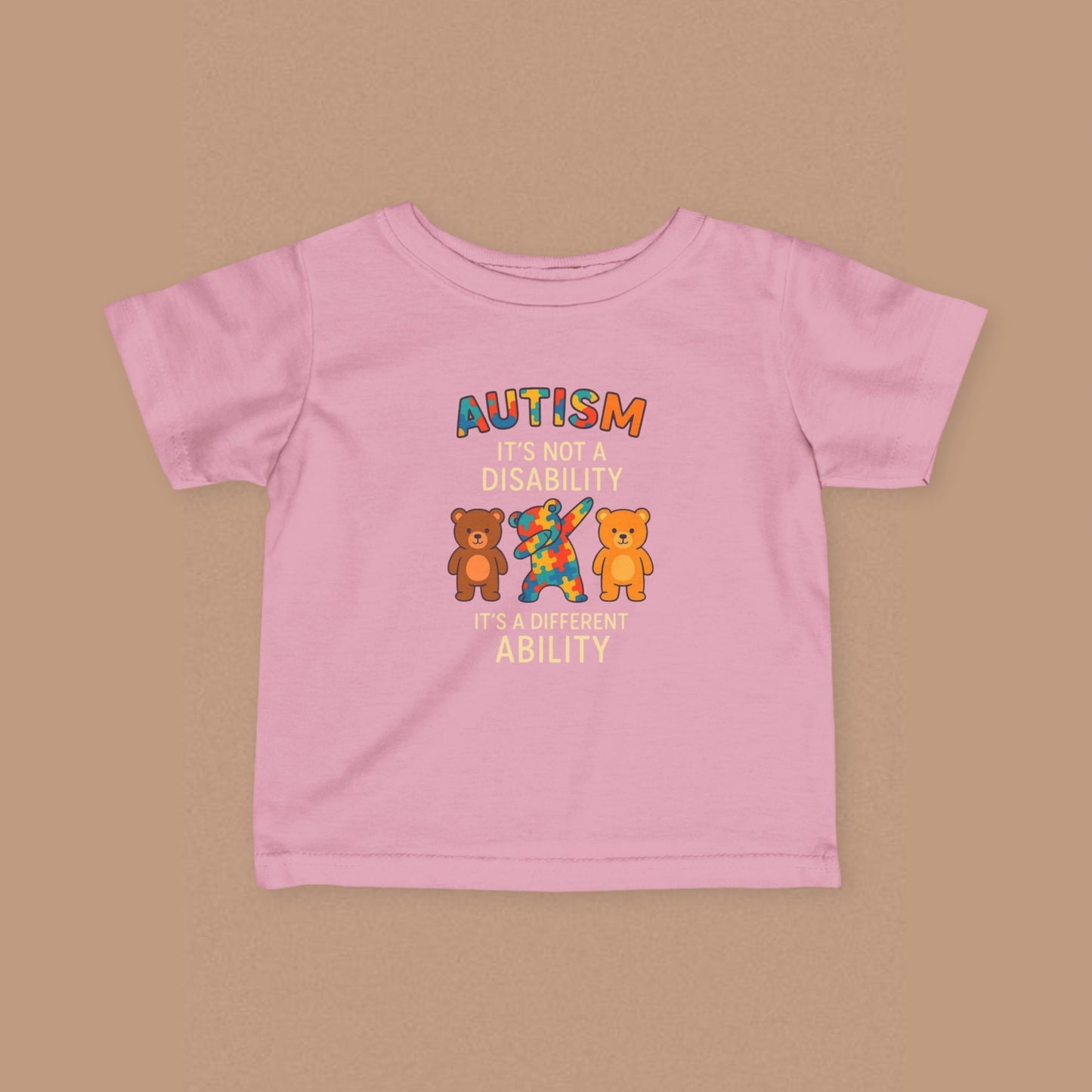 "Autism It's Not A Disability, It's A Different Ability" — Autism Awareness Infant Tee