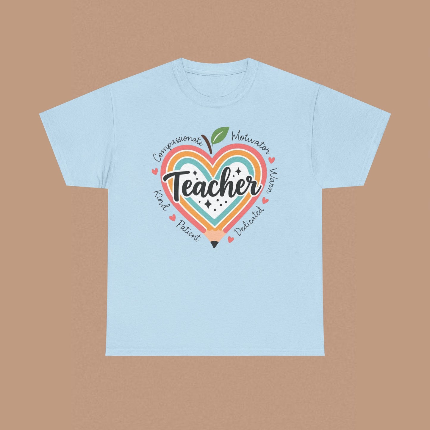 "Teacher" — Colorful Graphic T-shirt