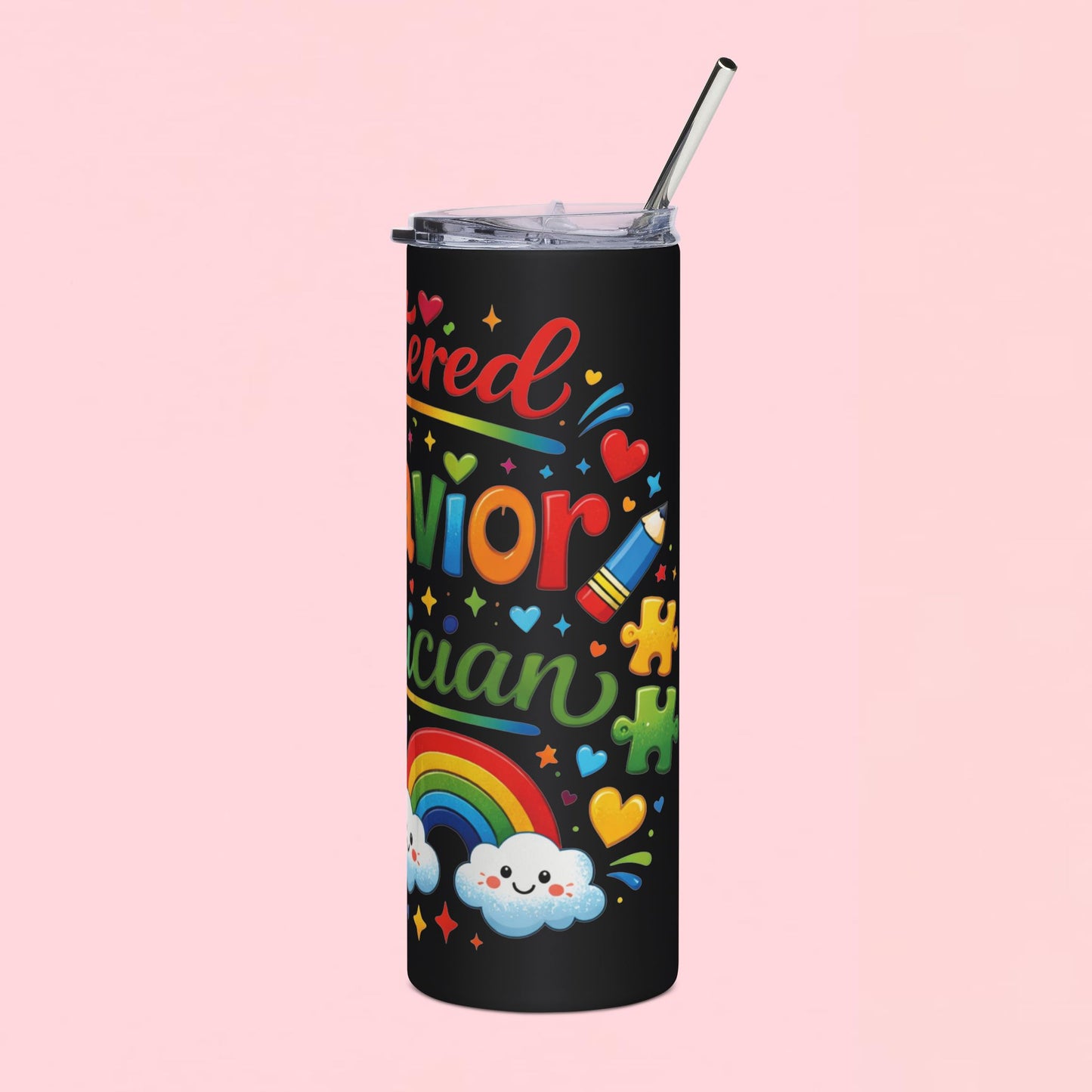 "Registered Behavior Technician" — 20oz Stainless Tumbler