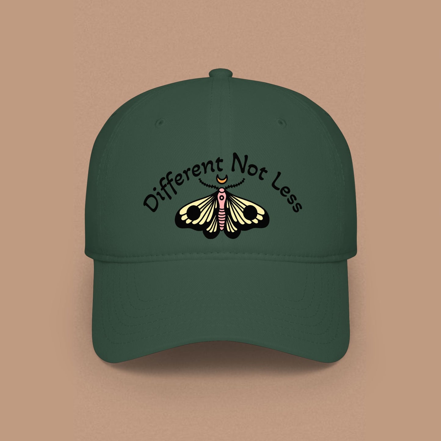 "Different Not Less" — Low Profile Hat