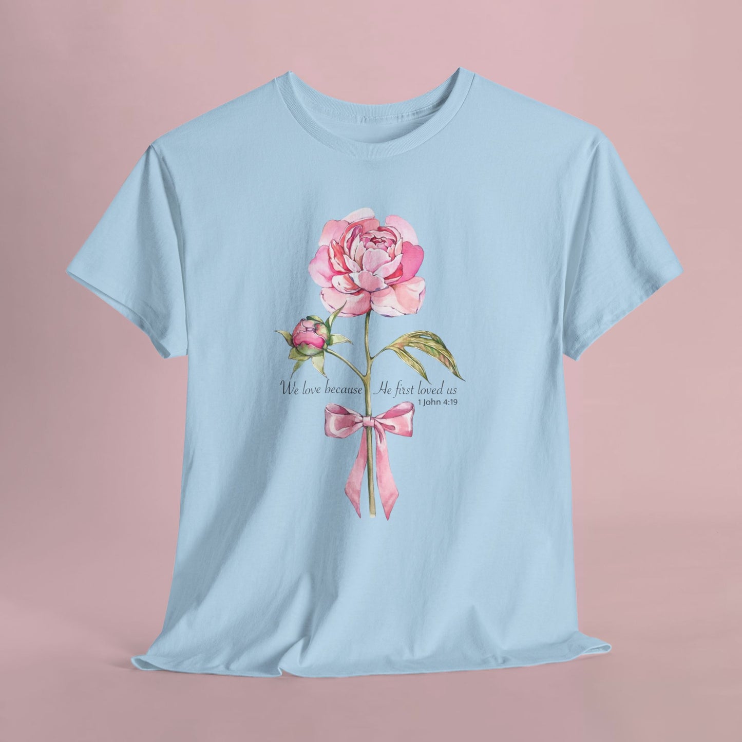 "Floral Rose" — Inspirational T‑Shirt