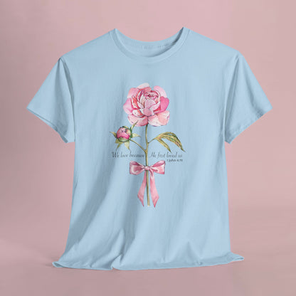 "Floral Rose" — Inspirational T‑Shirt