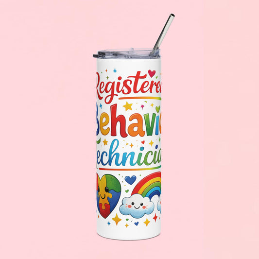 "Registered Behavior Technician" — 20oz Stainless Tumbler