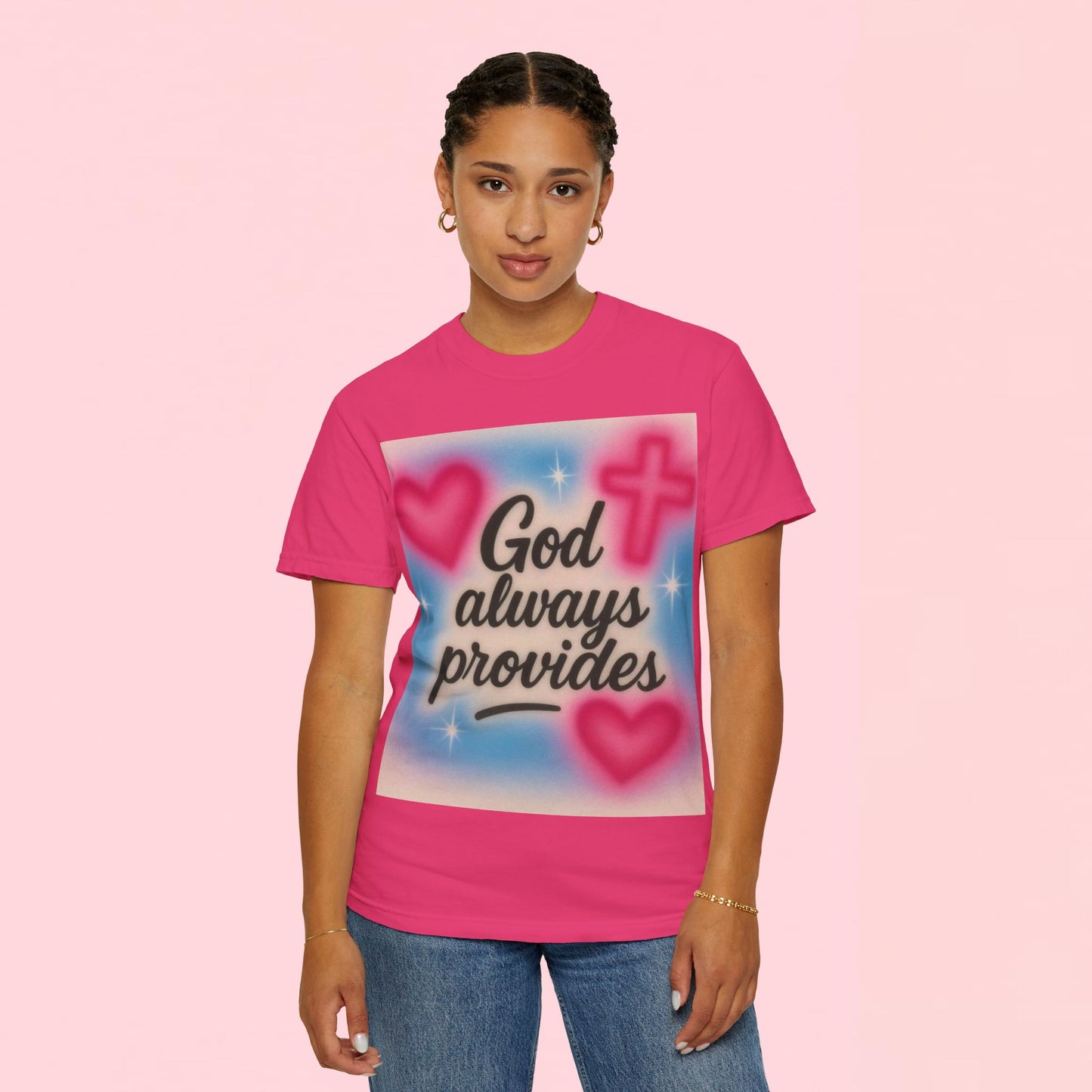 "God Always Provides" — Inspirational Graphic T-Shirt