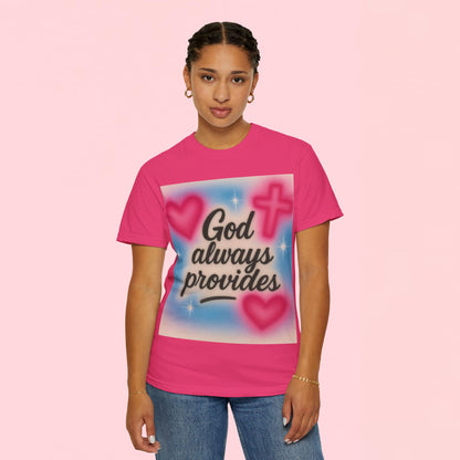 "God Always Provides" — Inspirational Graphic T-Shirt