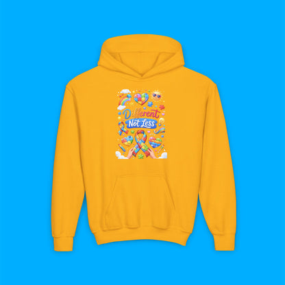 "Different Not Less" — Autism Awareness Youth Hoodie