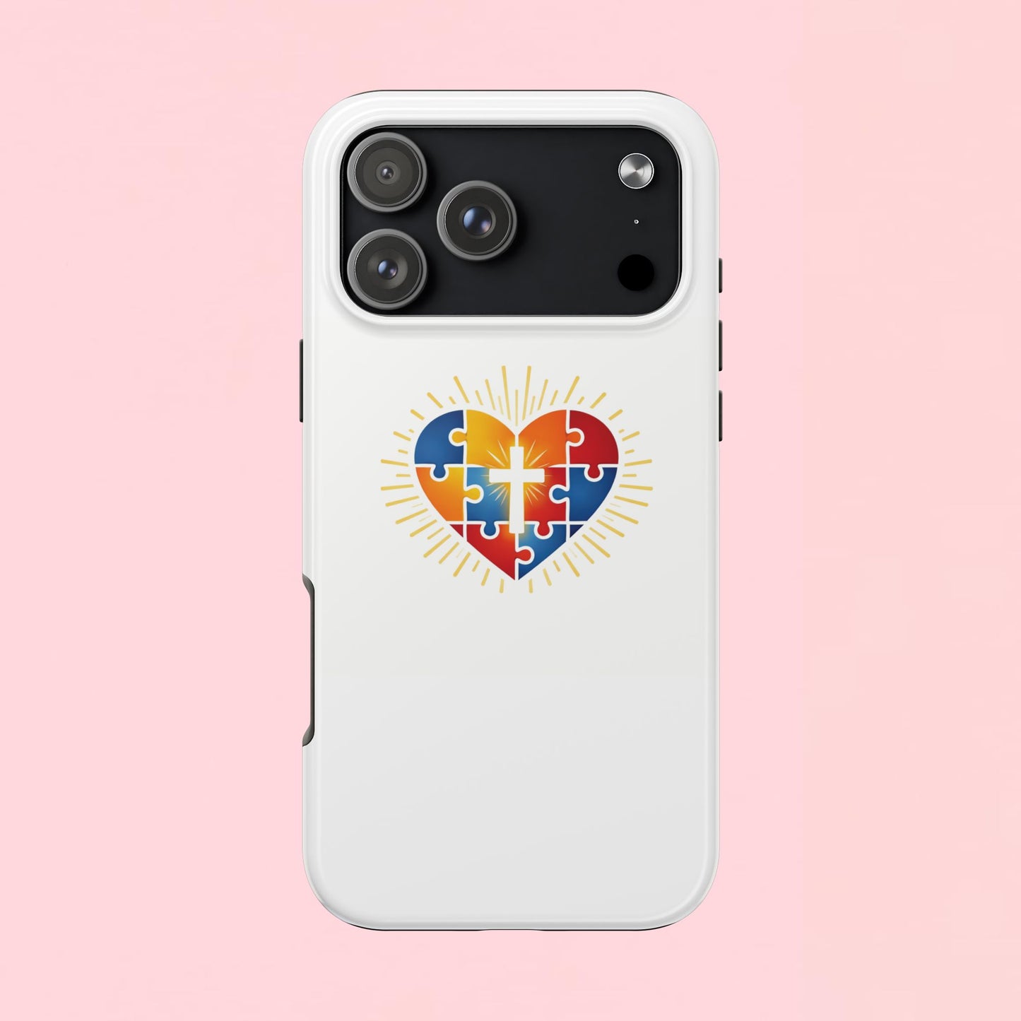 "Autism Puzzle Heart" — Tough Phone Case