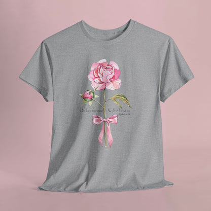 "Floral Rose" — Inspirational T‑Shirt