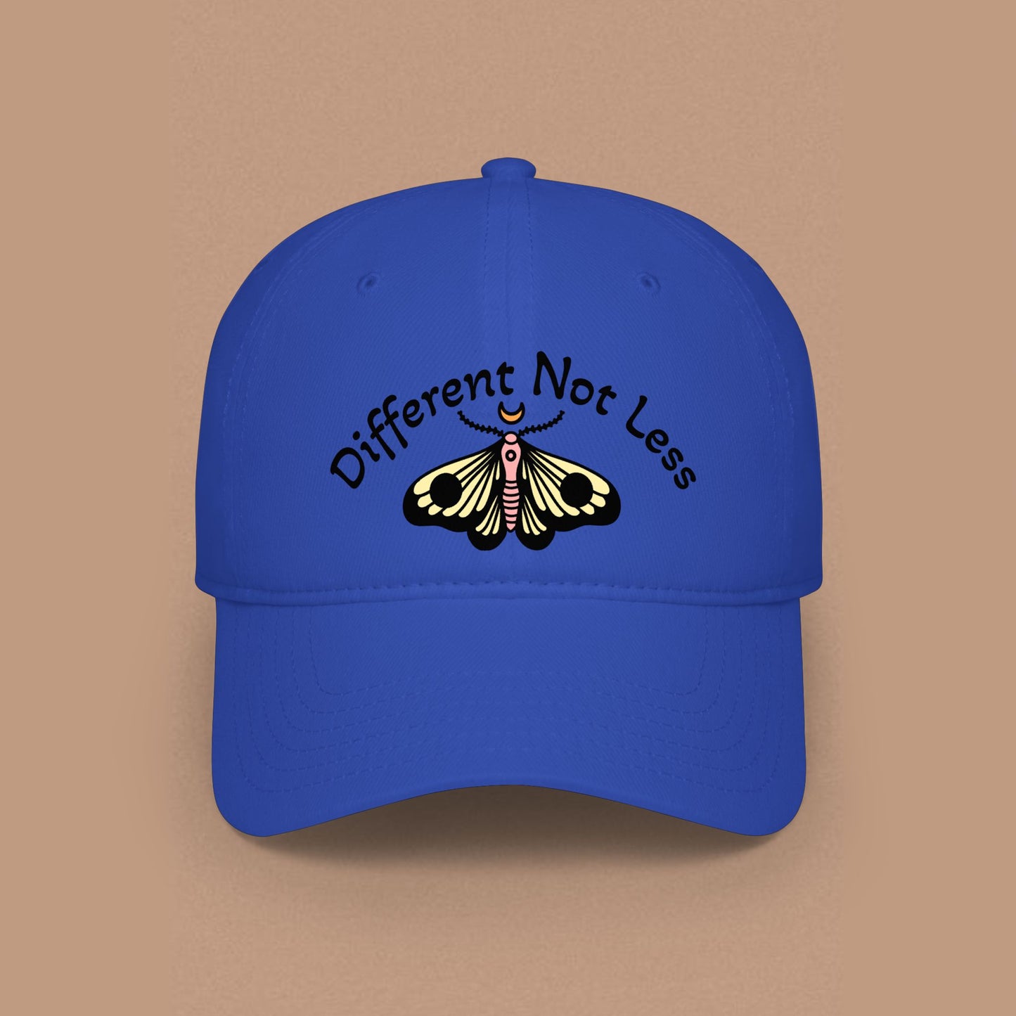 "Different Not Less" — Low Profile Hat