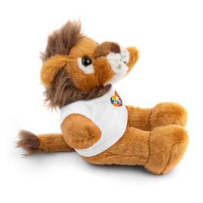 "Autism Puzzle Heart" — Teddy Plush Bear with Tee