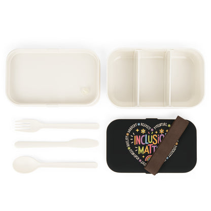 "Inclusion Matters" — Colorful Bento Lunch Box