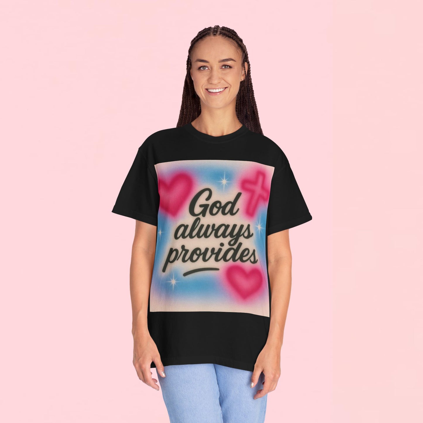 "God Always Provides" — Inspirational Graphic T-Shirt