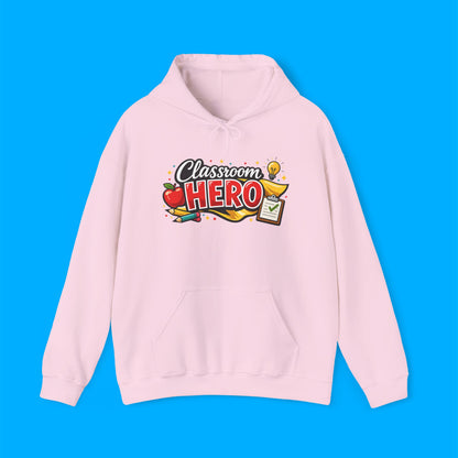 "Classroom Hero" — Graphic Hoodie
