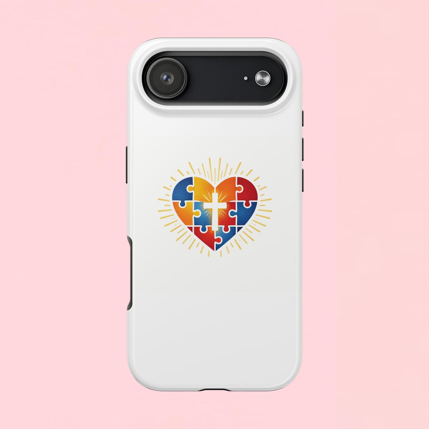 "Autism Puzzle Heart" — Tough Phone Case