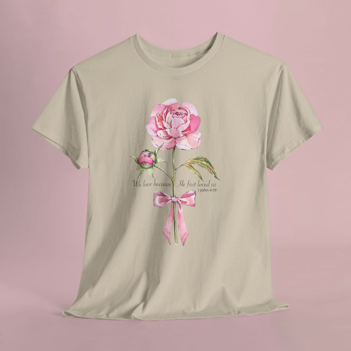 "Floral Rose" — Inspirational T‑Shirt