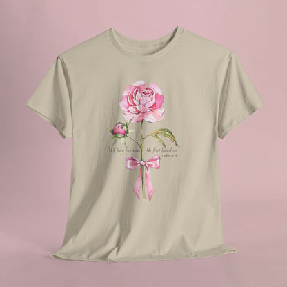"Floral Rose" — Inspirational T‑Shirt