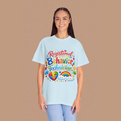 "Registered Behavior Technician" — Colorful Graphic T-Shirt
