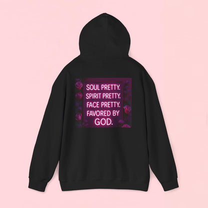 "Soul Pretty" — Inspirational Graphic Hoodie