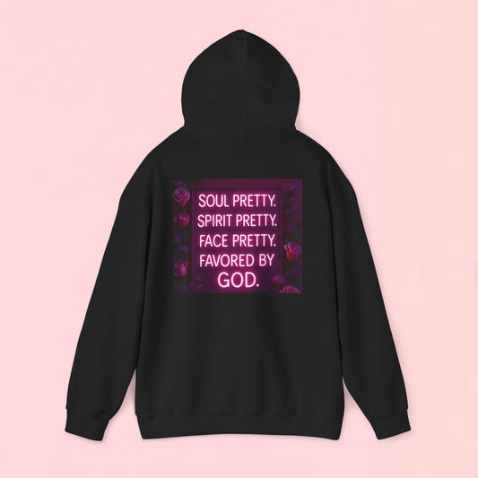 "Soul Pretty" — Inspirational Graphic Hoodie
