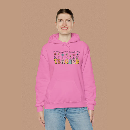 "Teacher" — Graphic Hoodie