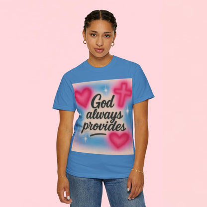 "God Always Provides" — Inspirational Graphic T-Shirt