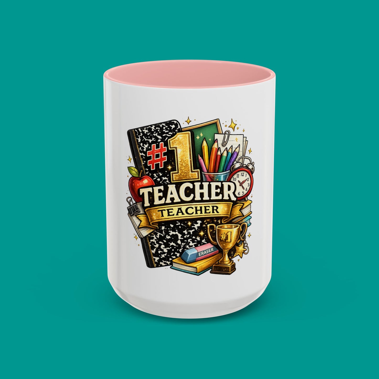 "#1 Teacher" — Coffee Mug