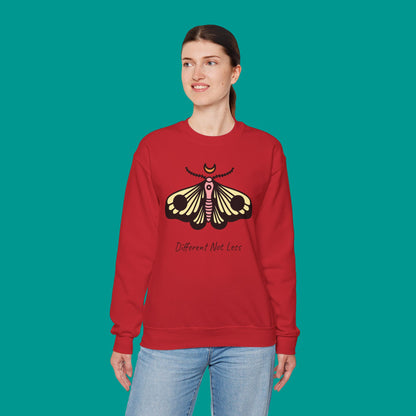 "Different Not Less" — Inspirational Graphic Sweatshirt