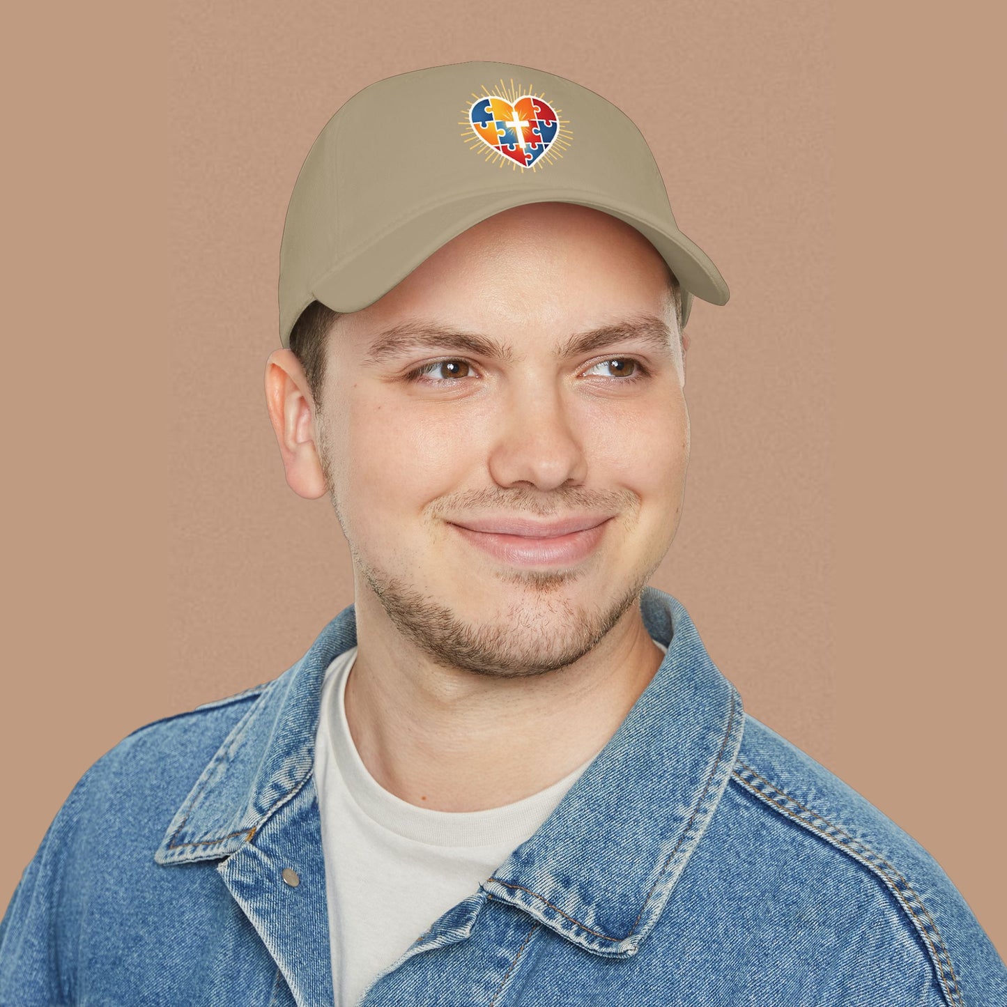"Autism Puzzle Heart" — Low Profile Hat