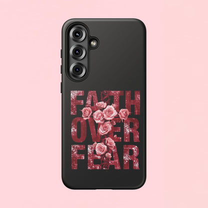 "Faith Over Fear" — Inspirational Tough Phone Case