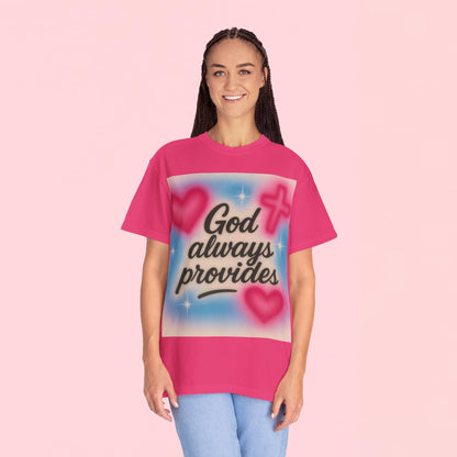 "God Always Provides" — Inspirational Graphic T-Shirt