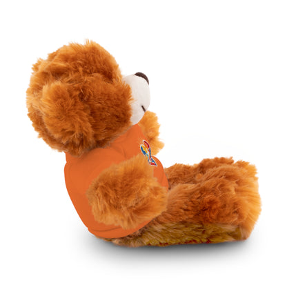 "Autism Puzzle Heart" — Teddy Plush Bear with Tee