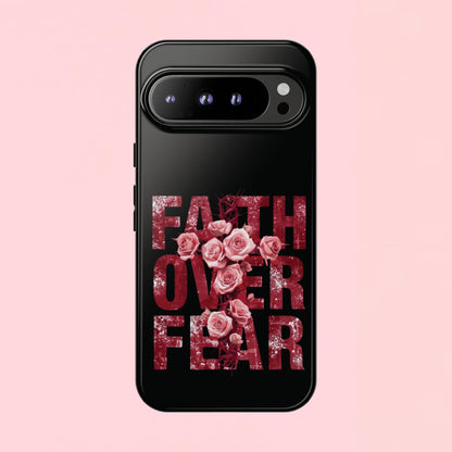 "Faith Over Fear" — Inspirational Tough Phone Case