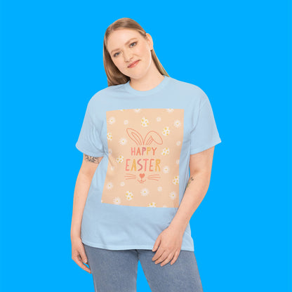 "Happy Easter" Easter Bunny Graphic T-Shirt
