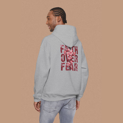 "Faith Over Fear" — Inspirational Graphic Hoodie