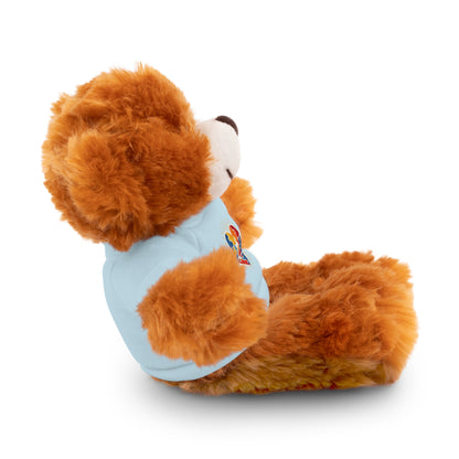 "Autism Puzzle Heart" — Teddy Plush Bear with Tee